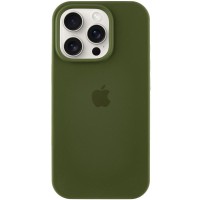 Чохол Silicone Case Full Protective (AA) для Apple iPhone 14 Pro (6.1") Зелений / Dark Olive