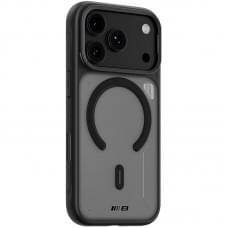 TPU+PC чохол Blueo Frosted Heat Dissipation Stand with MagSafe для Apple iPhone 17 Pro (6.3") Чорний