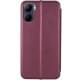Шкіряний чохол-книжка Classy для Realme C33 Бордовий