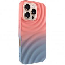 Чохол TPU ColorWave для Apple iPhone 16 Pro (6.3") Peach / Sky