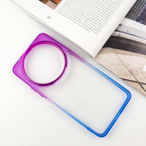 Чохол TPU+PC Fresh sip series для Xiaomi Redmi A3 Синій / Фіолетовий