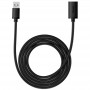 Кабель-подовжувач Baseus AirJoy Series USB3.0 Extension Cable 2m Cluster (B00631103111-03) Black