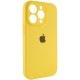 Чохол Silicone Case Full Camera Protective (AA) для Apple iPhone 13 Pro (6.1") Жовтий / Yellow