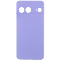 Чохол Silicone Cover Lakshmi Full Camera (AA) для Google Pixel 8 Бузковий / Dasheen