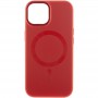 Чохол TPU+Glass Sapphire Midnight Open Camera with MagSafe для Apple iPhone 15 Plus (6.7") Червоний / Red