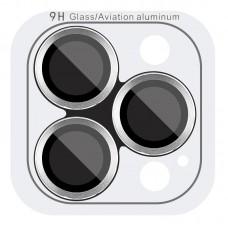 Захисне скло Metal Classic на камеру (у упак.) для Apple iPhone 14 Pro (6.1") / 14 Pro Max (6.7") Срібний / Silver