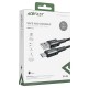 Дата кабель Acefast C1-04 USB to Type-C 3A (1.2m) Black