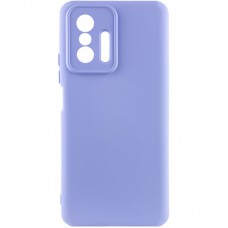 Чохол Silicone Cover Lakshmi Full Camera (AA) для Xiaomi 11T / 11T Pro Бузковий / Dasheen