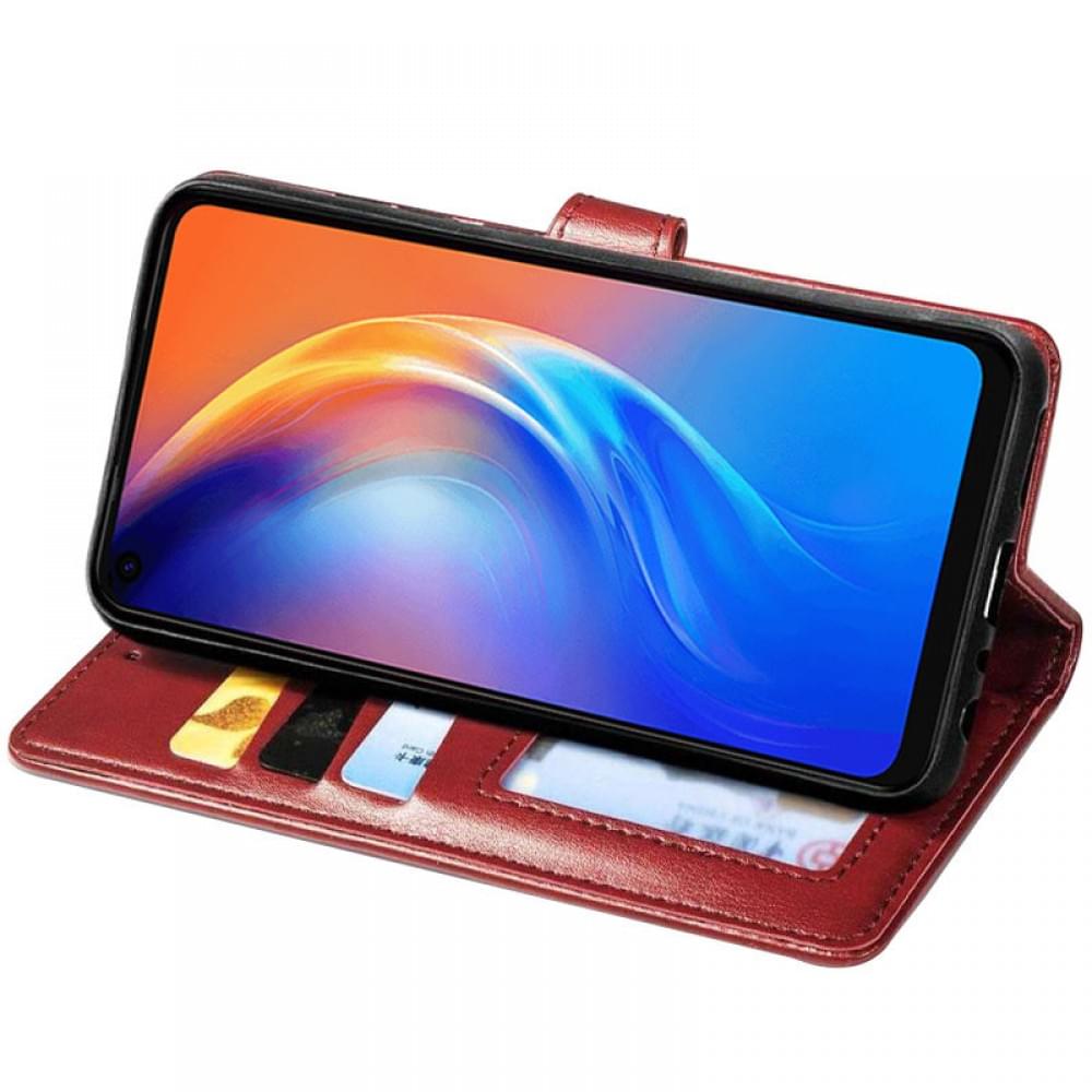 Кожаный чехол-книжка GETMAN Gallant (PU) для TECNO Camon 16 SE