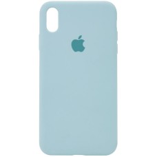 Чохол Silicone Case Full Protective (AA) для Apple iPhone X / XS (5.8") Бірюзовий / Turquoise
