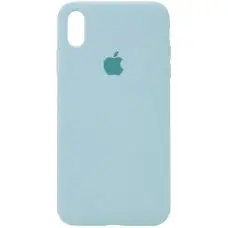 Чохол Silicone Case Full Protective (AA) для Apple iPhone X / XS (5.8") Бірюзовий / Turquoise