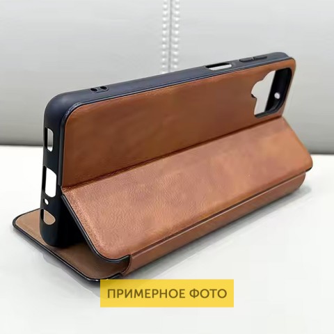 Шкіряний чохол-книжка Belora для Xiaomi Redmi 13 4G / Poco M6 4G Brown