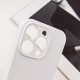 Чохол Silicone Case Full Camera Protective (AA) NO LOGO для Apple iPhone 16 Pro Max (6.9") Білий / White