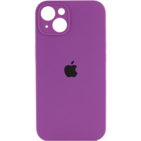 Чохол Silicone Case Full Camera Protective (AA) для Apple iPhone 14 Plus (6.7") Фіолетовий / Grape