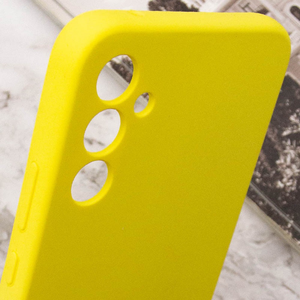 Чохол Silicone Cover Lakshmi Full Camera (AAA) для Samsung Galaxy S24+ Жовтий / Yellow