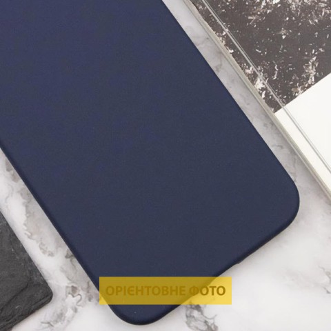 Чохол Silicone Cover Lakshmi Full Camera (AAA) для Motorola Moto G85 Темно-синій / Midnight blue