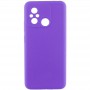 Чохол Silicone Cover Lakshmi Full Camera (AAA) для Xiaomi Redmi 12C Фіолетовий / Amethyst