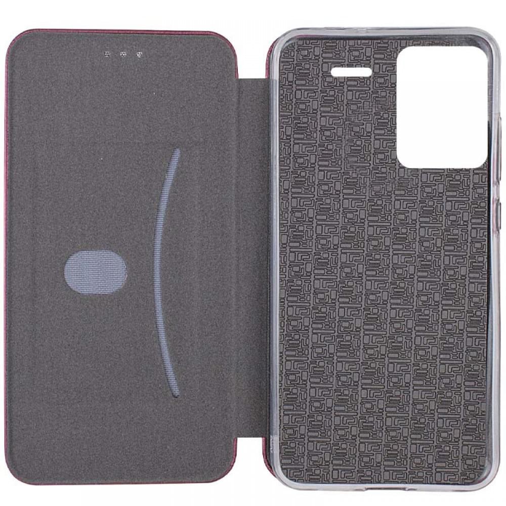 Шкіряний чохол-книжка Classy для Xiaomi Redmi Note 13 Pro+ Бордовий