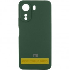 Чохол Silicone Cover Lakshmi Full Camera (AA) with logo для Xiaomi Redmi 15 (EU) Зелений / Dark green