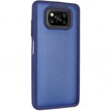 Чохол TPU+PC Lyon Frosted для Xiaomi Poco X3 NFC / Poco X3 Pro Navy Blue