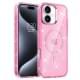 Чохол TPU Eclipse Sparkle (MagFit) для Apple iPhone 16 (6.1") Pink