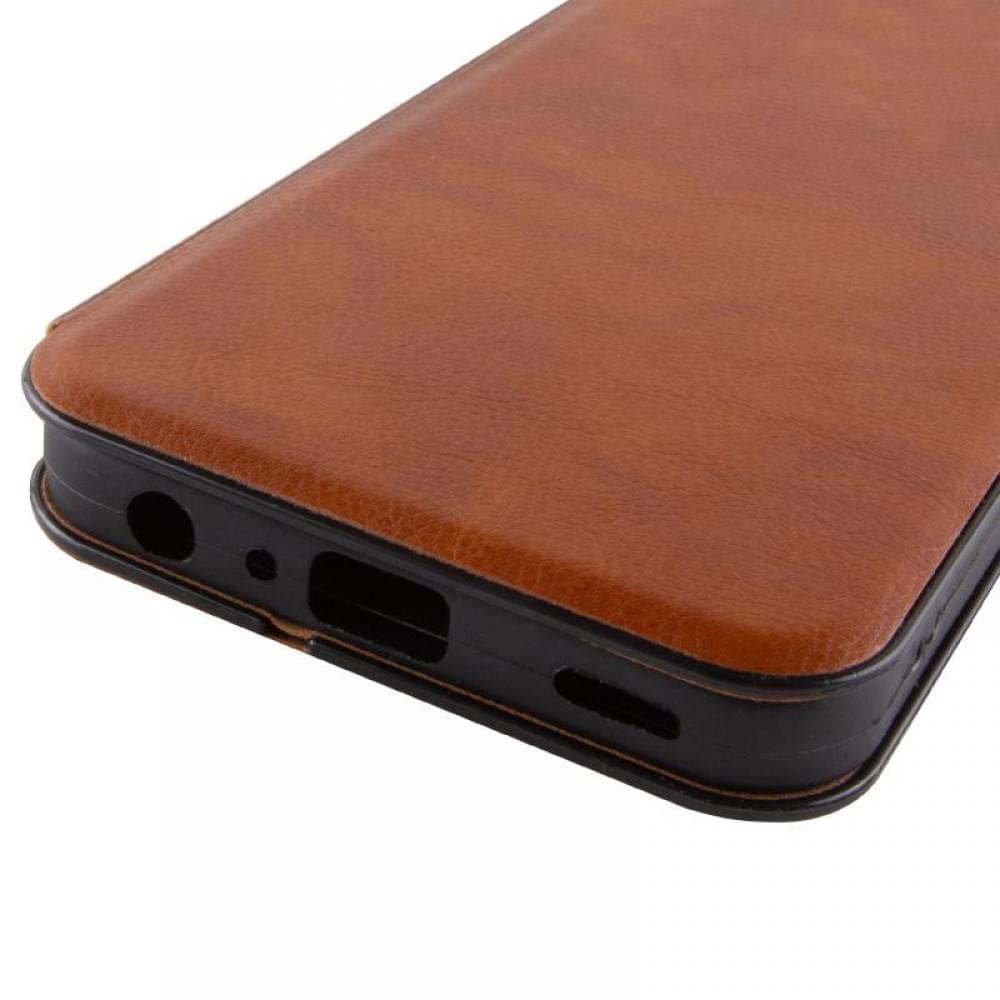 Шкіряний чохол-книжка Belora для Xiaomi Redmi 14C / Poco C75 Brown