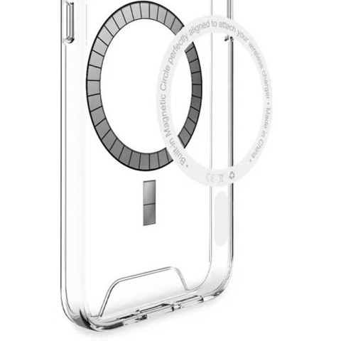 Чохол TPU Space Case with MagSafe для Samsung Galaxy S23 Ultra Прозорий