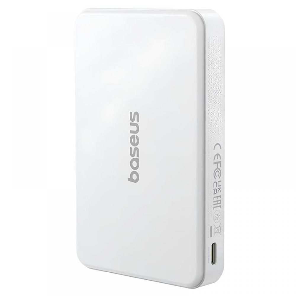 Портативний ЗП Power Bank Baseus EnerFill FM11 Ultra-Mini 22.5W з БЗП 10000mAh (P1008210E123) White