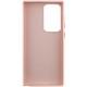Шкіряний чохол Bonbon Leather Metal Style для Samsung Galaxy S23 Ultra Рожевий / Light pink
