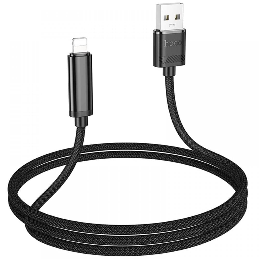 Дата кабель Hoco U127 Power USB to Lightning (1.2m) Black