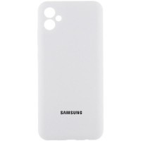 Чохол Silicone Cover Lakshmi Full Camera (AAA) with Logo для Samsung Galaxy A07 Білий / White