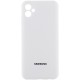 Чохол Silicone Cover Lakshmi Full Camera (AAA) with Logo для Samsung Galaxy A07 Білий / White