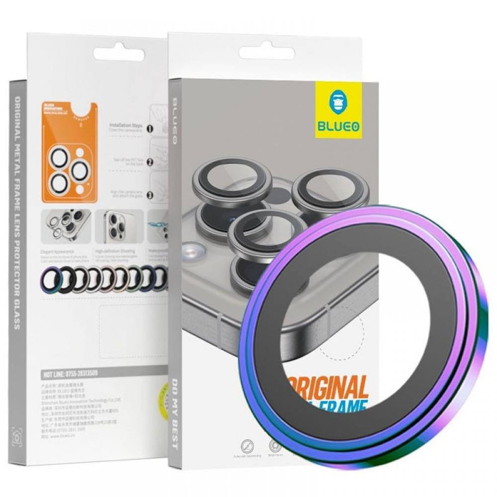 Защитное стекло BlueO Metal на камеру для Apple iPhone 16 Pro / 16 Pro Max / 15 Pro / 15 Pro Max