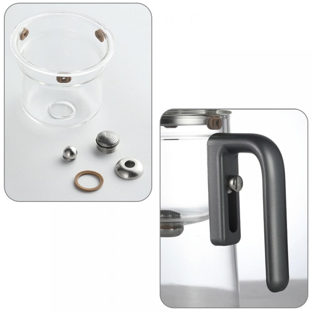 Чайник для заварювання TeaPot D-11 Fangyuan 800ml Gray handle