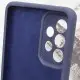 Чохол Silicone Cover Lakshmi Full Camera (AAA) для Samsung Galaxy A32 5G Темно-синій / Midnight blue