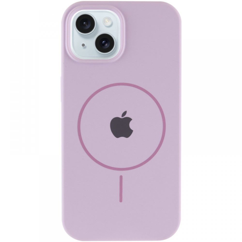 Чехол Silicone Case Full Protective (AA) with MagSafe для Apple iPhone 15 (6.1")