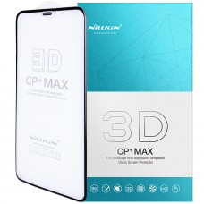Захисне скло Nillkin (CP+ max 3D) (full glue) для Apple iPhone 11 Pro Max (6.5") / XS Max (6.5") Чорний