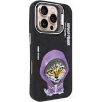 TPU+PC чохол Friends для Apple iPhone 16 Pro (6.3") Black Cat