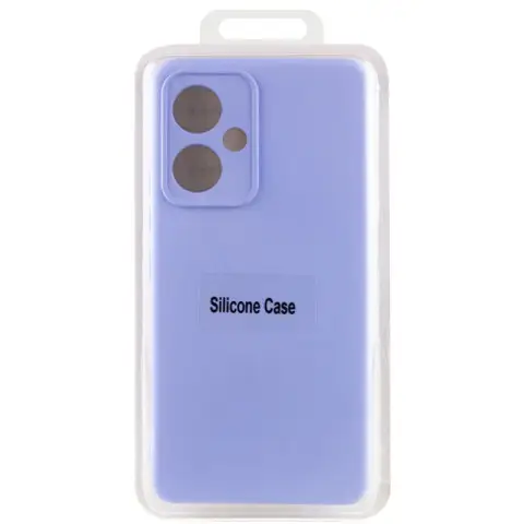 Чохол Silicone Cover Lakshmi Full Camera (AA) для Xiaomi Redmi 13 4G / Poco M6 4G Бузковий / Dasheen