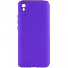 Чохол TPU GETMAN Liquid Silk Full Camera для Xiaomi Redmi 9A Синій / Iris