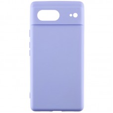 Чохол Silicone Cover Lakshmi Full Camera (AAA) для Google Pixel 7 Бузковий / Dasheen