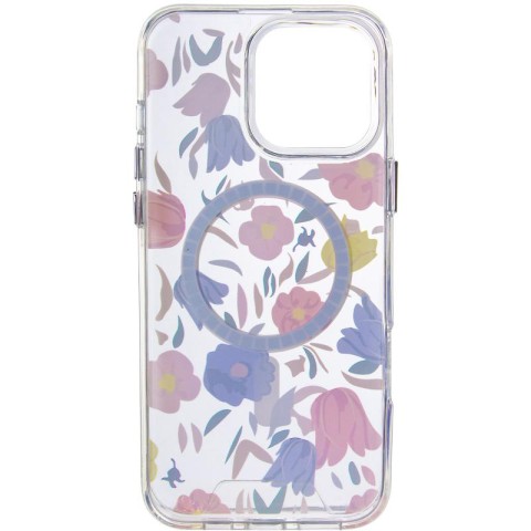 TPU+PC чохол Clear Garden with MagSafe для Apple iPhone 16 Pro (6.3") Tropical Art