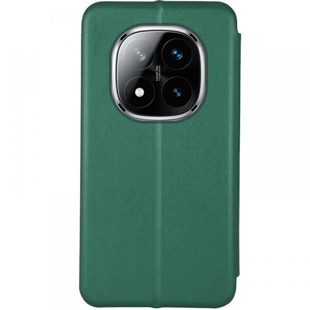 Шкіряний чохол-книжка Classy для Xiaomi Redmi Note 14 Pro 4G Зелений