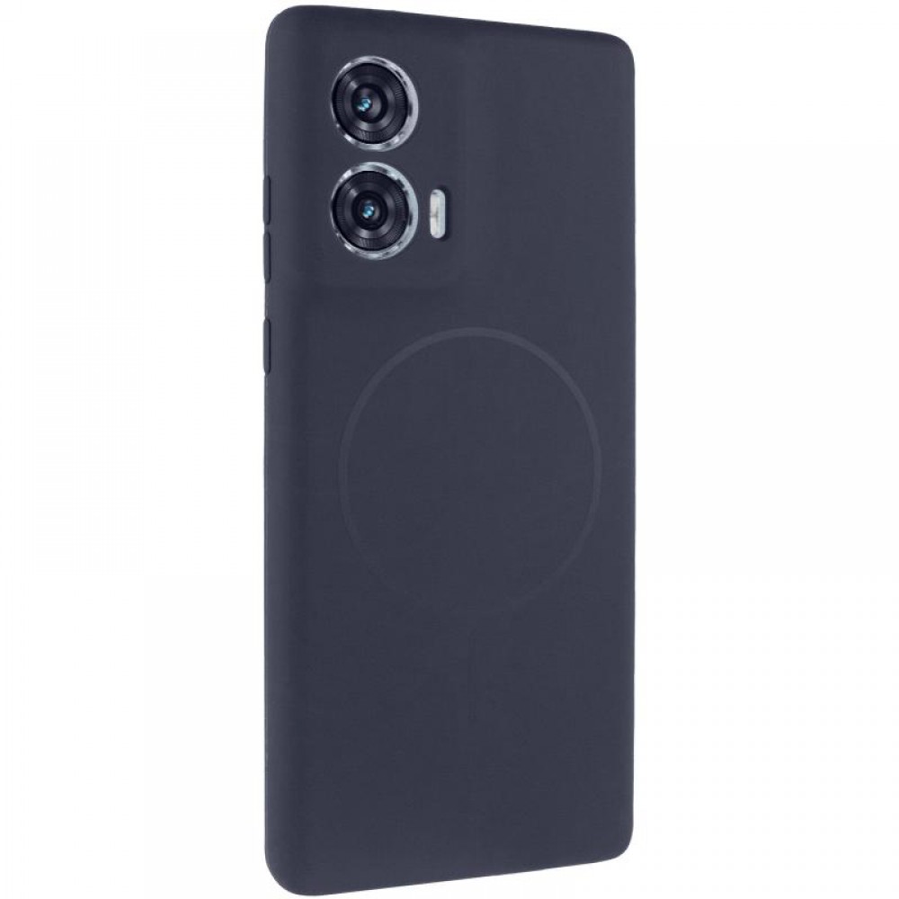 Чохол Silicone Cover Lakshmi Full Camera (AA) with MagFit для Motorola Edge 50 Fusion Темно-синій / Midnight blue