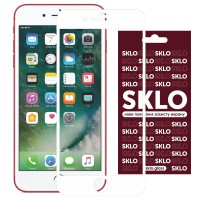 Захисне скло SKLO 3D для Apple iPhone 7 / 8 / SE (2020) (4.7") Білий