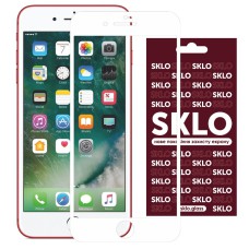 Захисне скло SKLO 3D для Apple iPhone 7 / 8 / SE (2020) (4.7") Білий