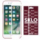Захисне скло SKLO 3D для Apple iPhone 7 / 8 / SE (2020) (4.7") Білий