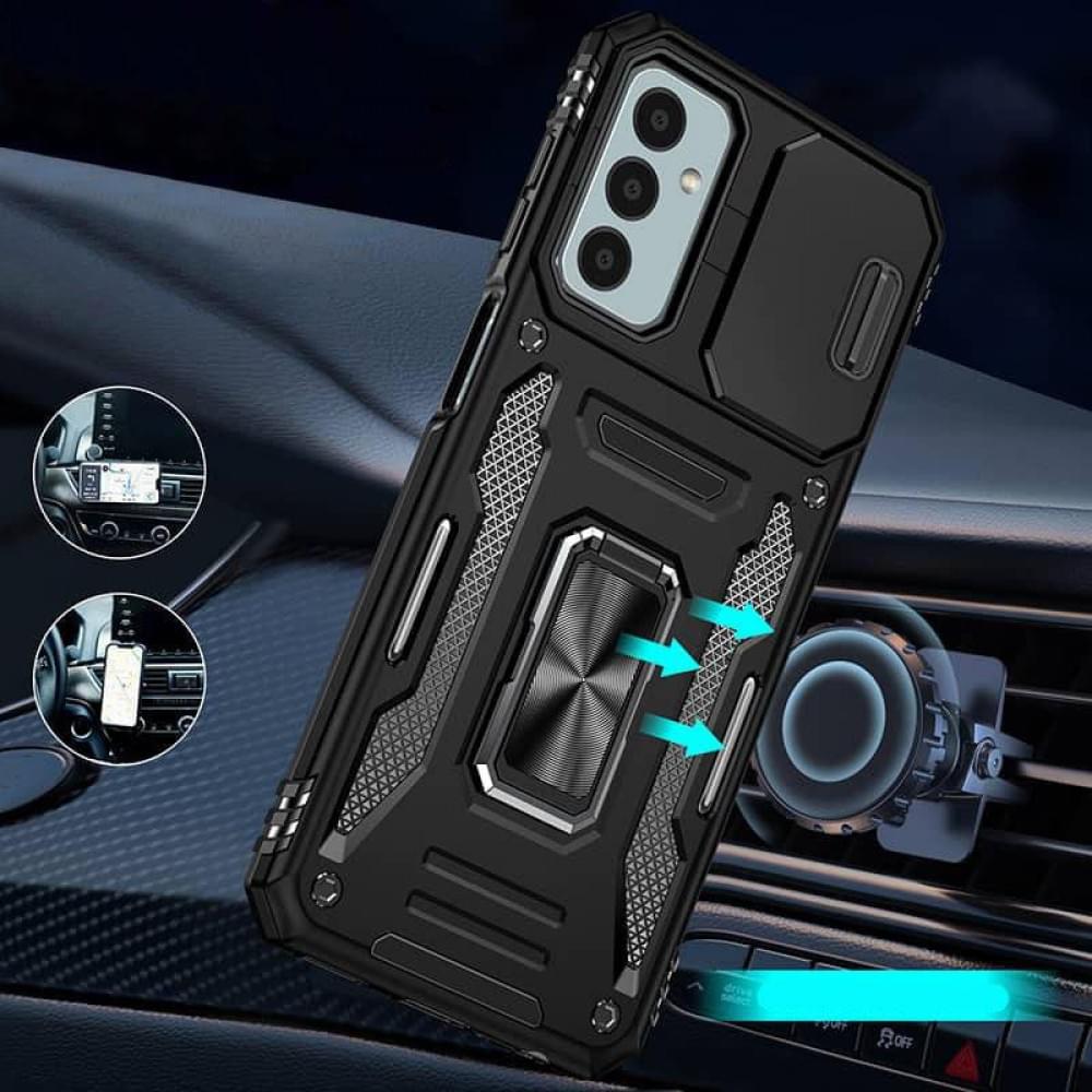 Ударостійкий чохол Camshield Army Ring для Samsung Galaxy S25 FE Чорний / Black