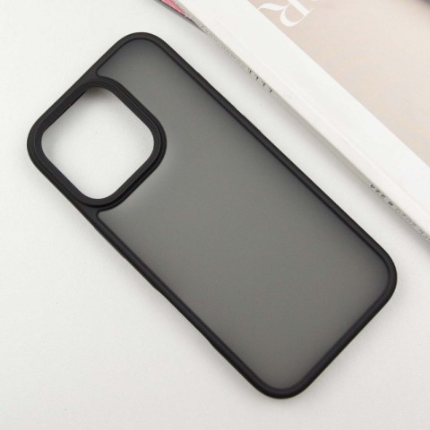 TPU+PC чохол Metal Buttons для Apple iPhone 16 Pro Max (6.9") Чорний