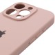 Чохол Silicone Case Full Camera Protective (AA) для Apple iPhone 14 Pro Max (6.7") Рожевий / Pink Sand